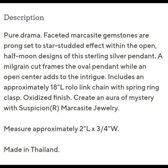 Suspicion for QVC marcasite necklace - Picture 2 of 7